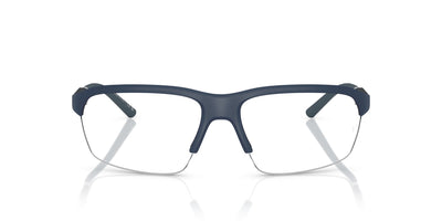 Oliver Peoples R-6 OV5572S Semi-Matte Blue Ash/Clear Blue Light Filter #colour_semi-matte-blue-ash-clear-blue-light-filter