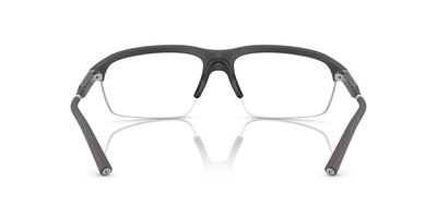 Oliver Peoples R-6 OV5572S Semi-matte Anthracite/Clear Blue Light Filter #colour_semi-matte-anthracite-clear-blue-light-filter