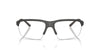 Oliver Peoples R-6 OV5572S Semi-matte Anthracite/Clear Blue Light Filter #colour_semi-matte-anthracite-clear-blue-light-filter