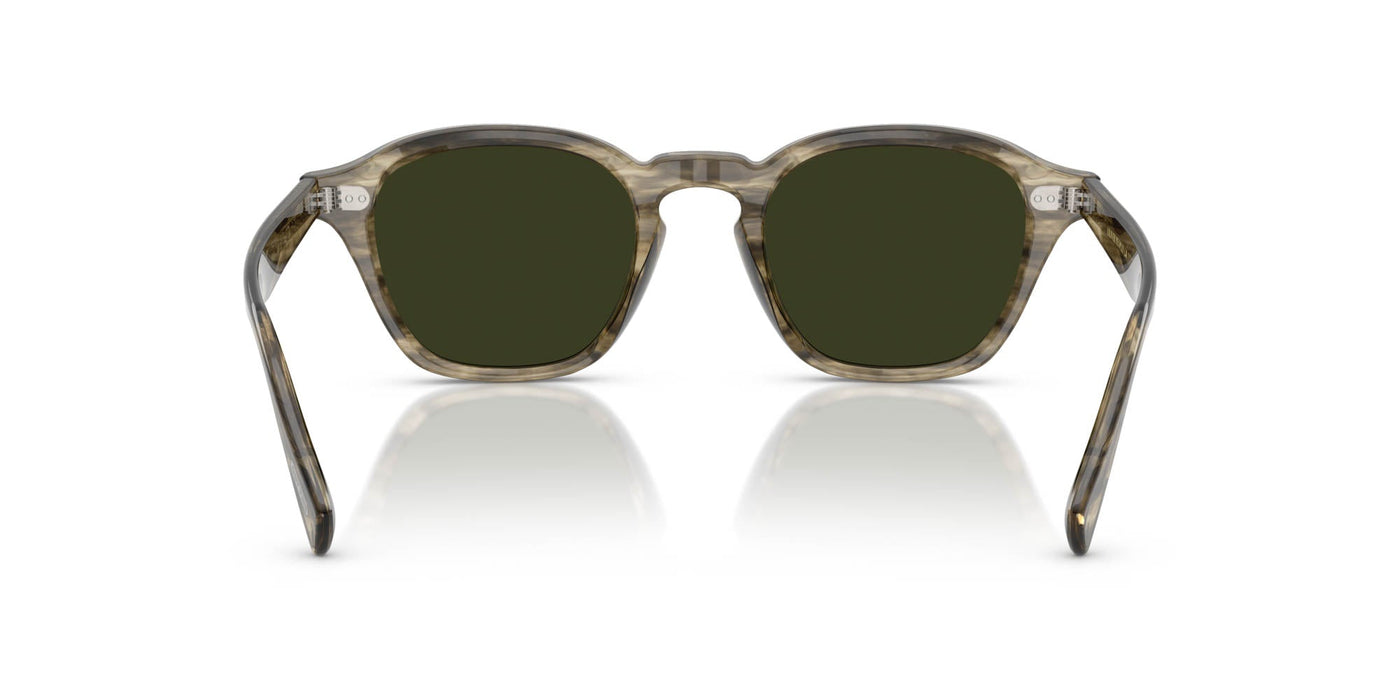 Oliver Peoples Eyles OV5580SU Soft Olive Bark/G-15 Polarised #colour_soft-olive-bark-g-15-polarised