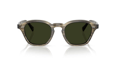 Oliver Peoples Eyles OV5580SU Soft Olive Bark/G-15 Polarised #colour_soft-olive-bark-g-15-polarised