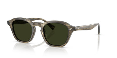 Oliver Peoples Eyles OV5580SU Soft Olive Bark/G-15 Polarised #colour_soft-olive-bark-g-15-polarised