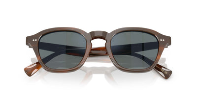 Oliver Peoples Eyles OV5580SU Sycamore/Regal Blue #colour_sycamore-regal-blue