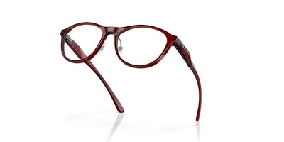 Oakley Draw Up OX8057 Polished Transparent Brick Red #colour_polished-transparent-brick-red