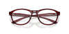 Oakley Draw Up OX8057 Polished Transparent Brick Red #colour_polished-transparent-brick-red