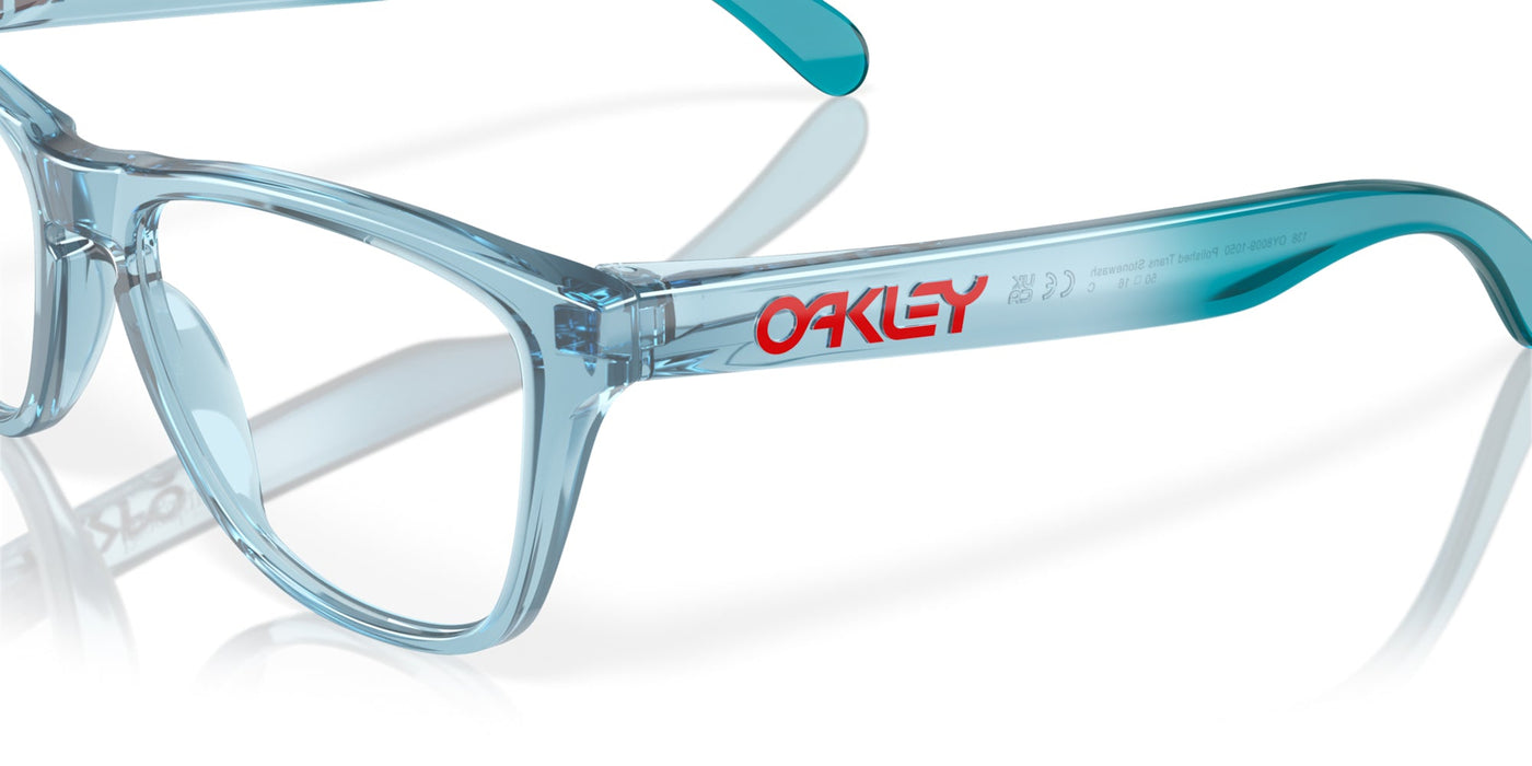 Oakley Junior Frogskins XS RX OY8009 Polished Translucent Stonewash #colour_polished-translucent-stonewash