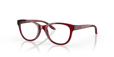 Oakley Junior Humbly OY8022 Polished Transparent Brick Red #colour_polished-transparent-brick-red