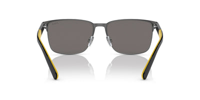 Polo Ralph Lauren PH3143 Semishiny Dark Gunmetal/Light Gray Silver Mirror #colour_semishiny-dark-gunmetal-light-gray-silver-mirror
