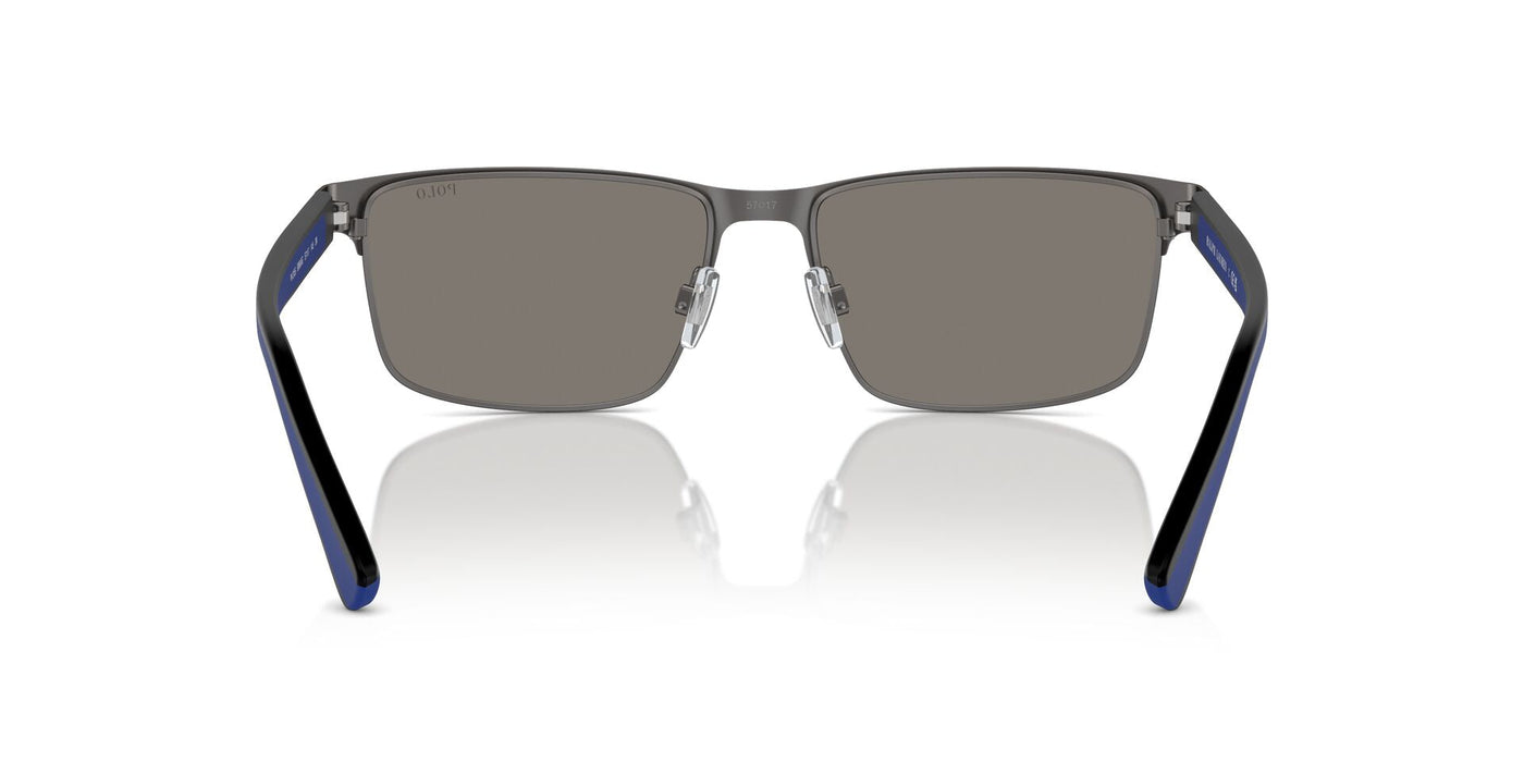 Polo Ralph Lauren PH3155 Matte Gunmetal/Light Grey Silver Mirror #colour_matte-gunmetal-light-grey-silver-mirror