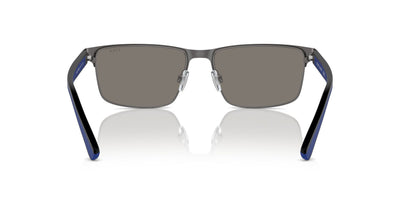 Polo Ralph Lauren PH3155 Matte Gunmetal/Light Grey Silver Mirror #colour_matte-gunmetal-light-grey-silver-mirror