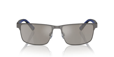 Polo Ralph Lauren PH3155 Matte Gunmetal/Light Grey Silver Mirror #colour_matte-gunmetal-light-grey-silver-mirror