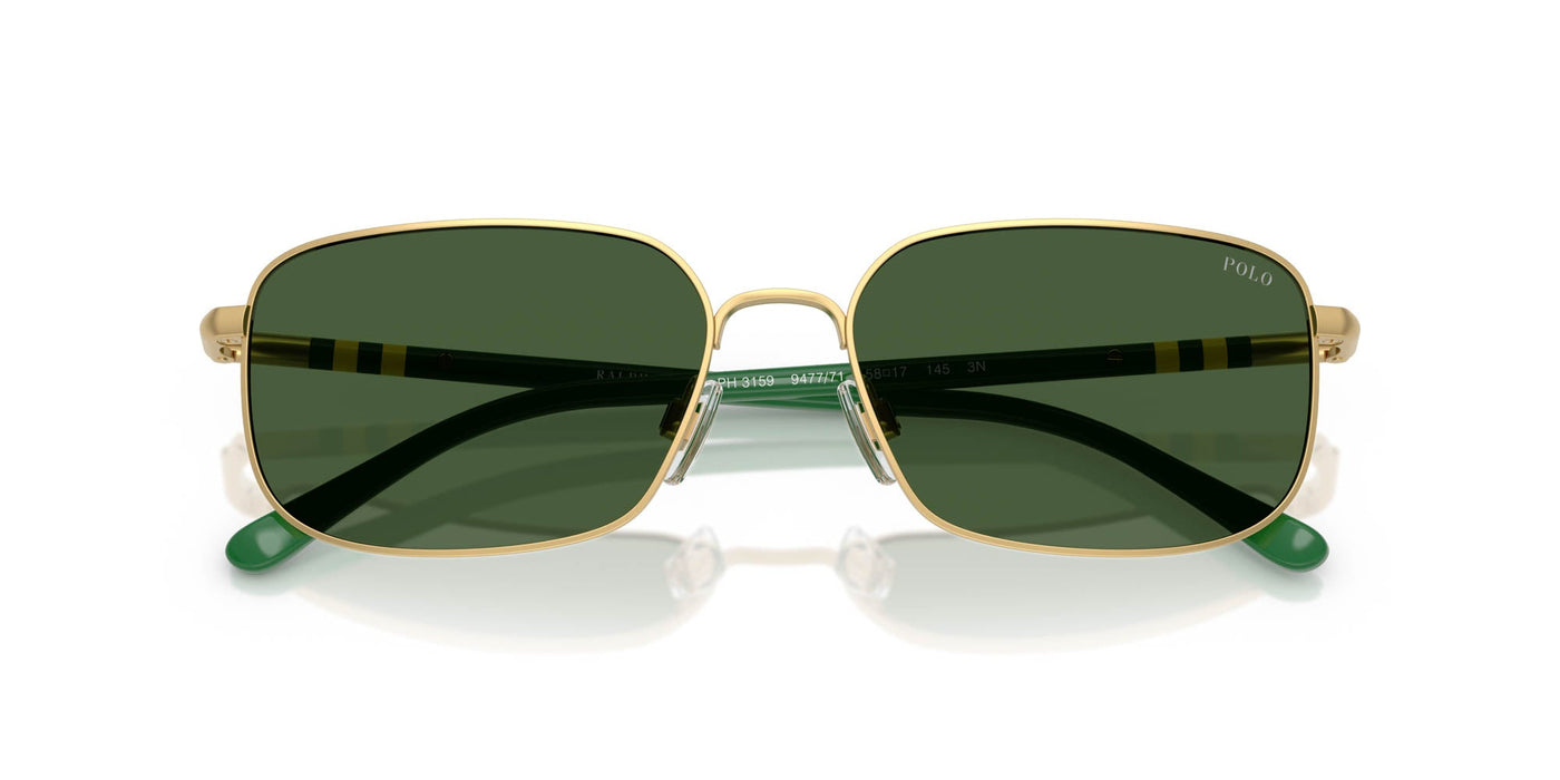 Polo Ralph Lauren PH3159 Semishiny Pale Gold/Bottle Green #colour_semishiny-pale-gold-bottle-green