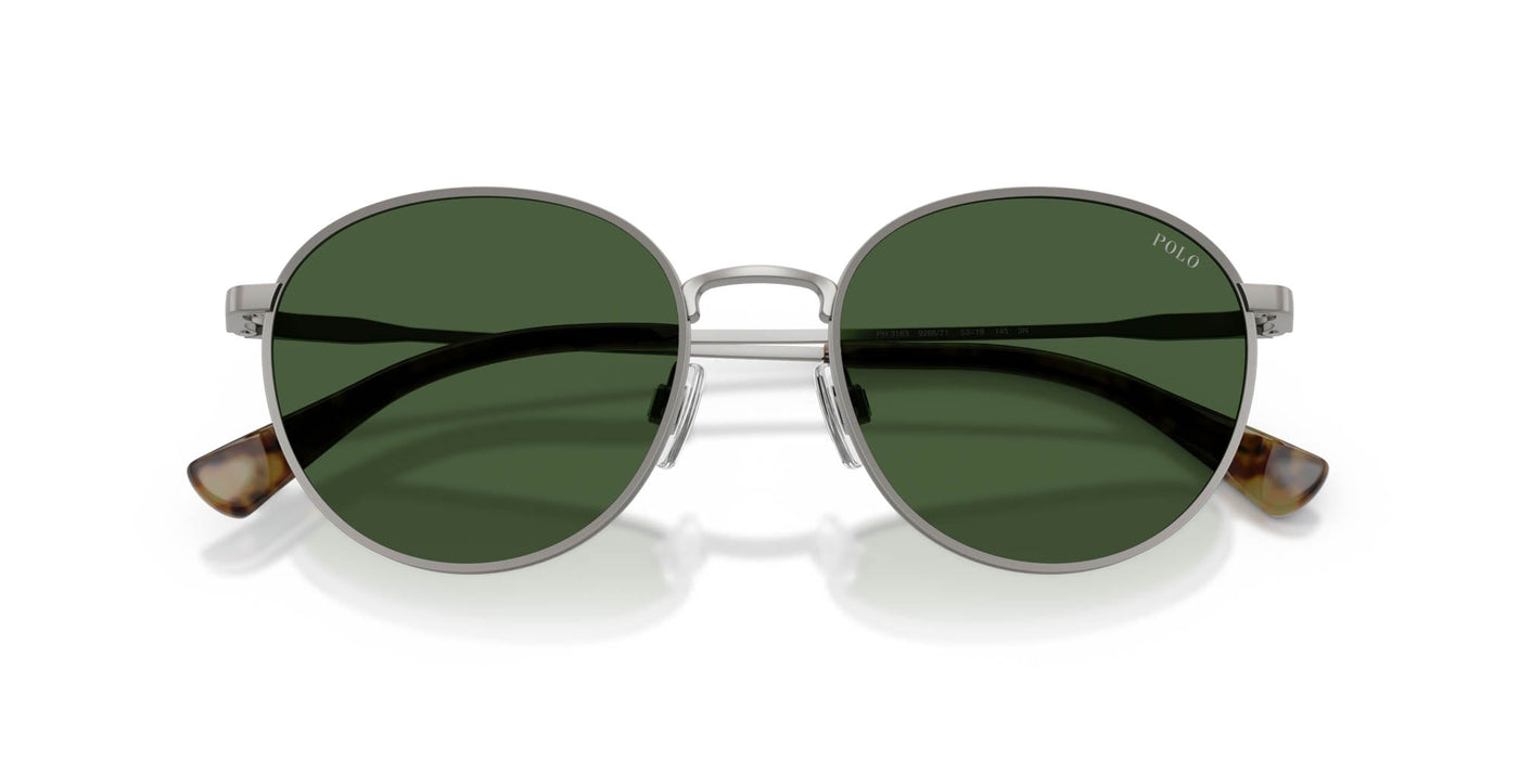 Polo Ralph Lauren PH3163 Semishiny Gunmetal/Bottle Green #colour_semishiny-gunmetal-bottle-green