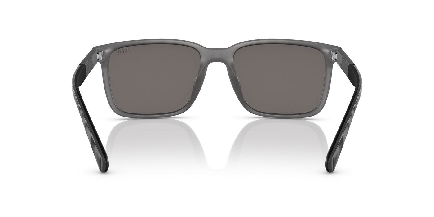 Polo Ralph Lauren PH4189U Matte Transparent Grey/Light Gray Silver Mirror #colour_matte-transparent-grey-light-gray-silver-mirror