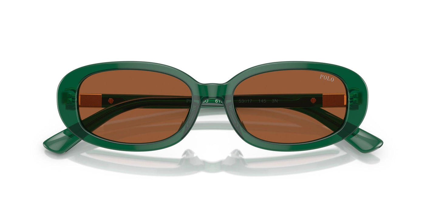 Polo Ralph Lauren PH4198U Shiny Transparent Green/Brown #colour_shiny-transparent-green-brown