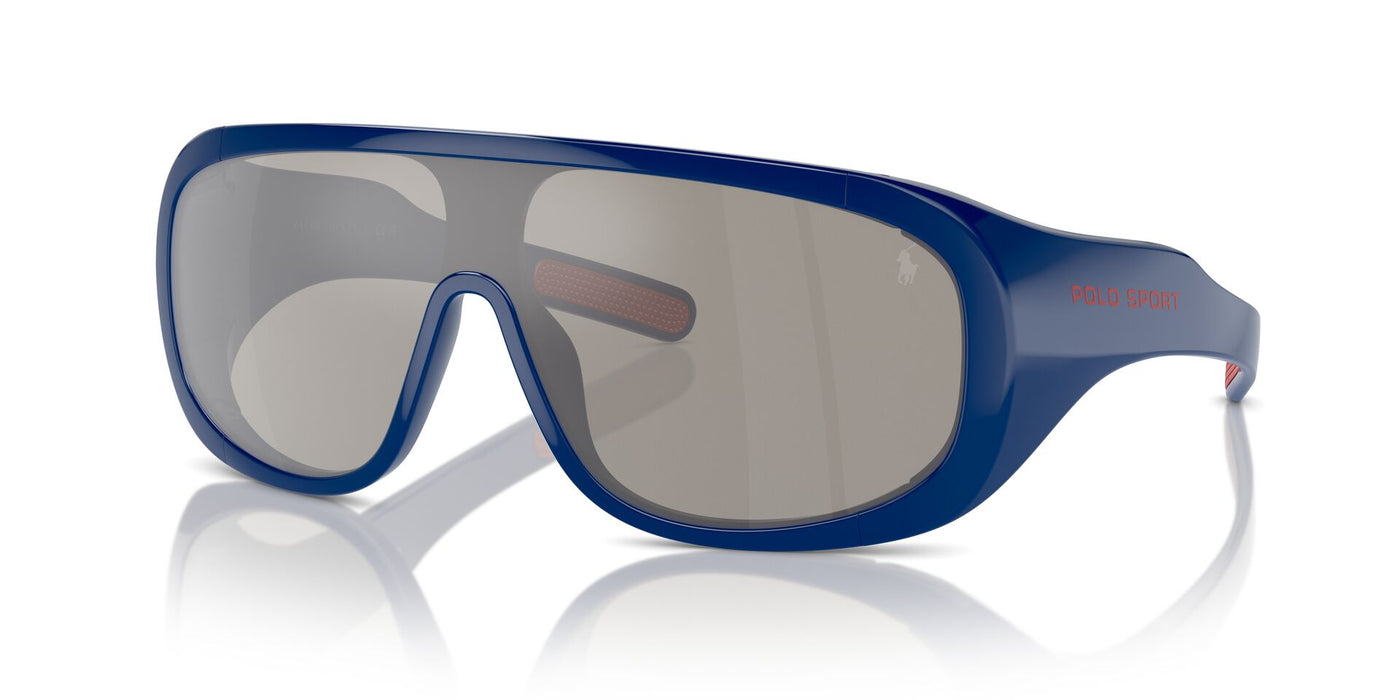 Polo Ralph Lauren PH4215U Shiny Royal Blue/Light Grey Silver Mirror #colour_shiny-royal-blue-light-grey-silver-mirror