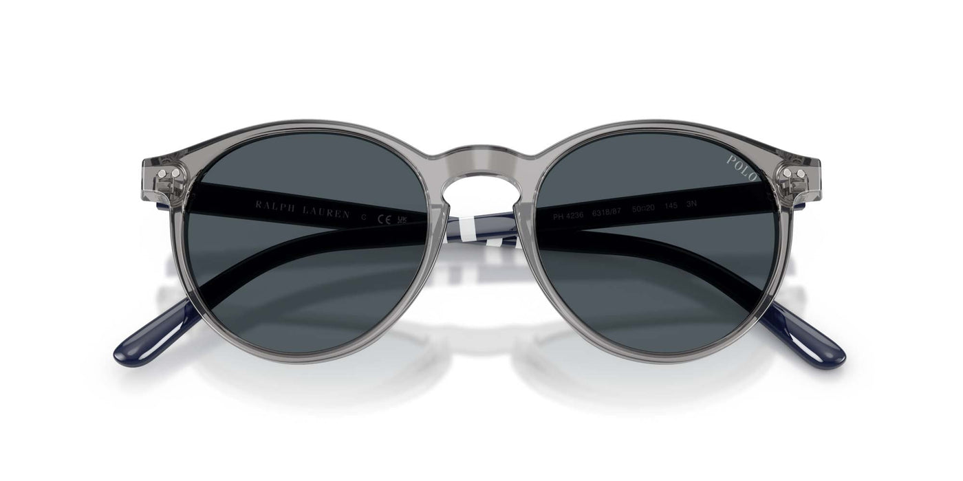 Polo Ralph Lauren PH4236 Shiny Transparent Grey/Dark Grey #colour_shiny-transparent-grey-dark-grey