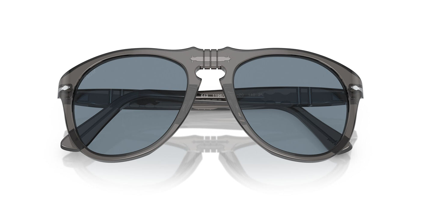 Persol PO0649 Transparent Grey/Blue #colour_transparent-grey-blue