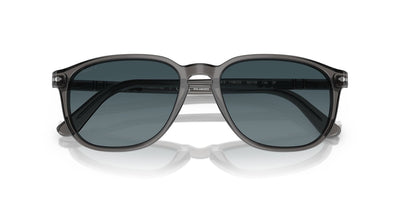 Persol PO3019S Transparent Grey/Light Blue Dark Blue Polarised Gradient #colour_transparent-grey-light-blue-polarised-gradient