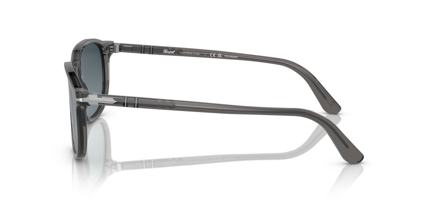 Persol PO3019S Transparent Grey/Light Blue Dark Blue Polarised Gradient #colour_transparent-grey-light-blue-polarised-gradient