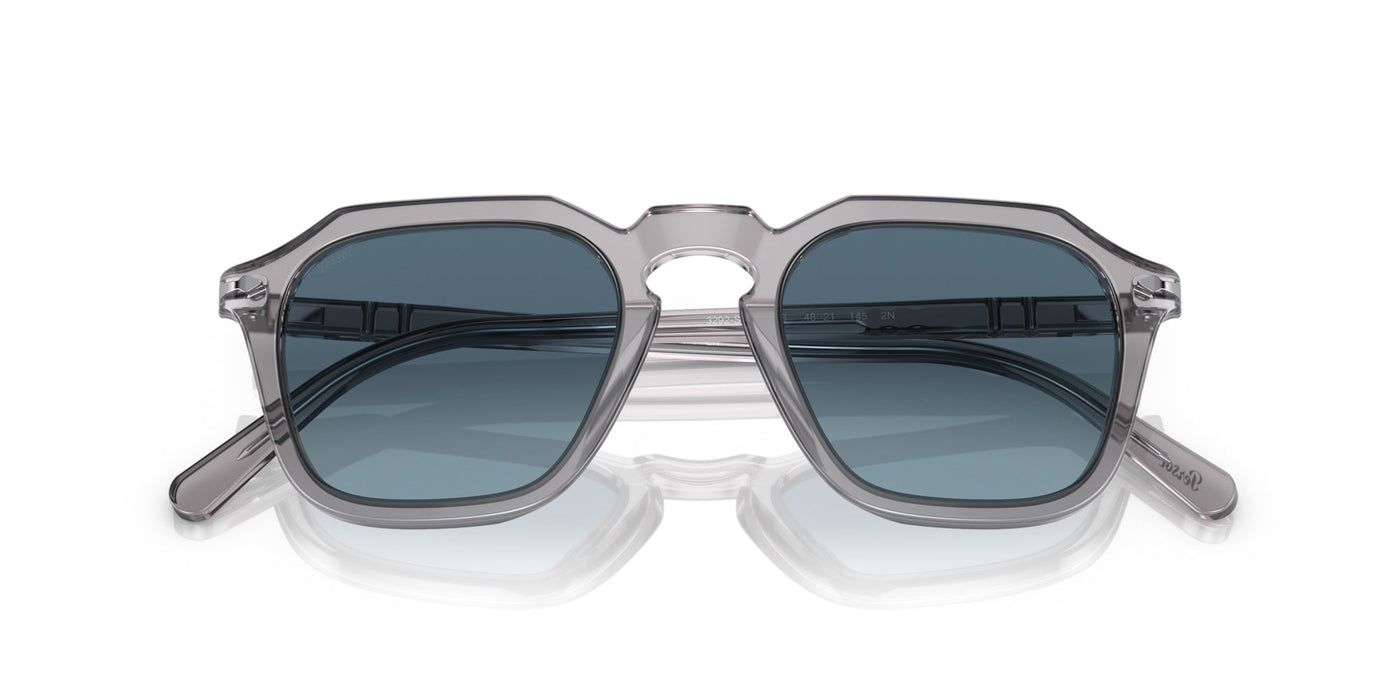 Persol PO3292S Transparent Grey/Azure Blue Gradient #colour_transparent-grey-azure-blue-gradient
