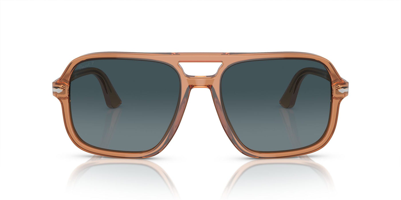 Persol PO3328S Transparent Brown/Light Blue Dark Blue Polarised Gradient #colour_transparent-brown-light-blue-dark-blue-polarised-gradient