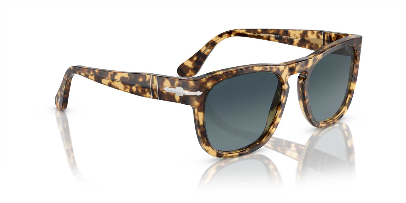 Persol Elio PO3333S Beige Tortoise/Blue Dark Blue Gradient Polarised #colour_beige-tortoise-blue-dark-blue-gradient-polarised