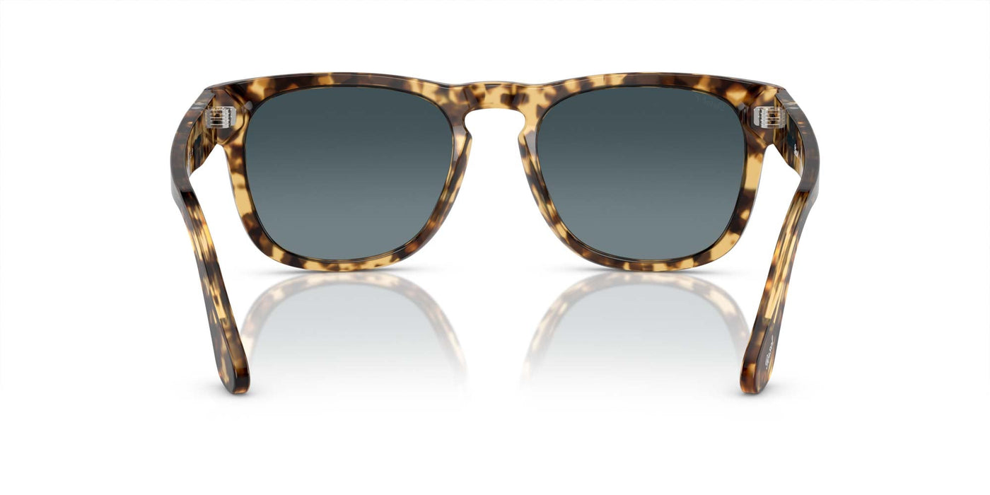 Persol Elio PO3333S Beige Tortoise/Blue Dark Blue Gradient Polarised #colour_beige-tortoise-blue-dark-blue-gradient-polarised
