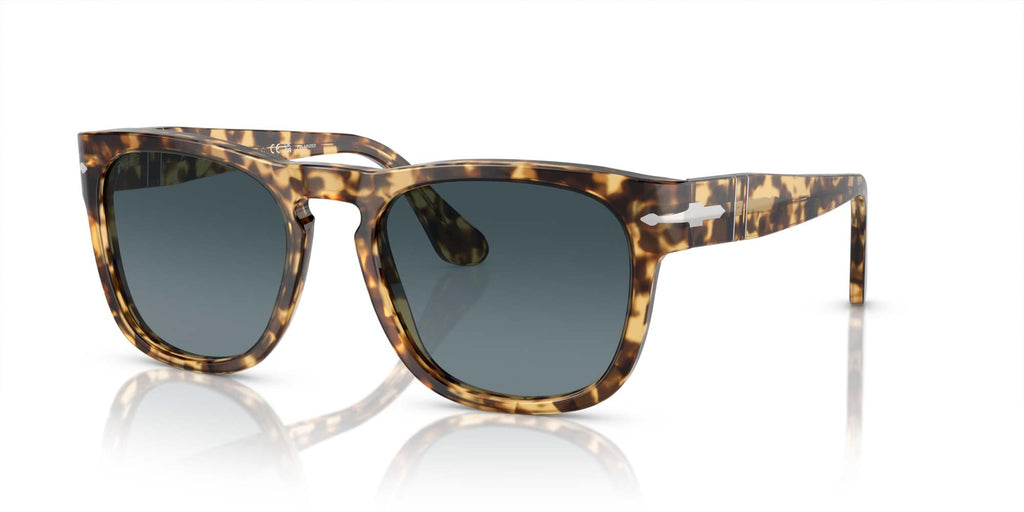 Persol Elio PO3333S Beige Tortoise/Blue Dark Blue Gradient Polarised #colour_beige-tortoise-blue-dark-blue-gradient-polarised