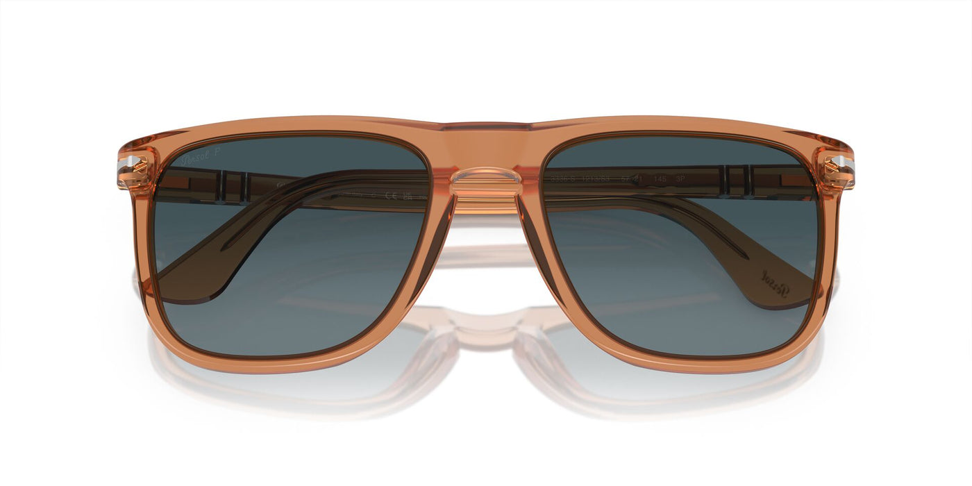 Persol PO3336S Transparent Brown/Light Blue Dark Blue Polarised Gradient #colour_transparent-brown-light-blue-dark-blue-polarised-gradient