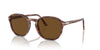 Persol PO3343S Striped Bordeaux/Brown Polarised #colour_striped-bordeaux-brown-polarised