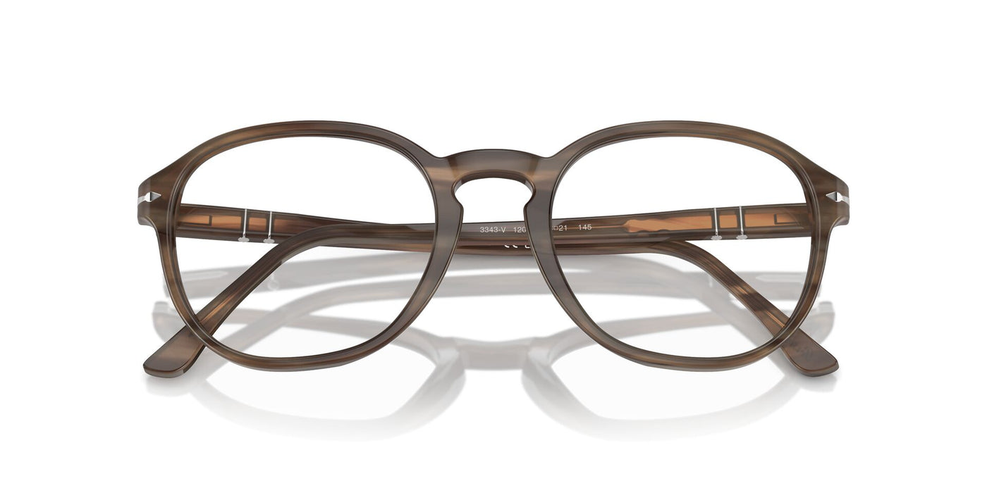 Persol PO3343V Striped Brown #colour_striped-brown