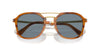 Persol PO3352S Striped Brown/Light Blue #colour_striped-brown-light-blue