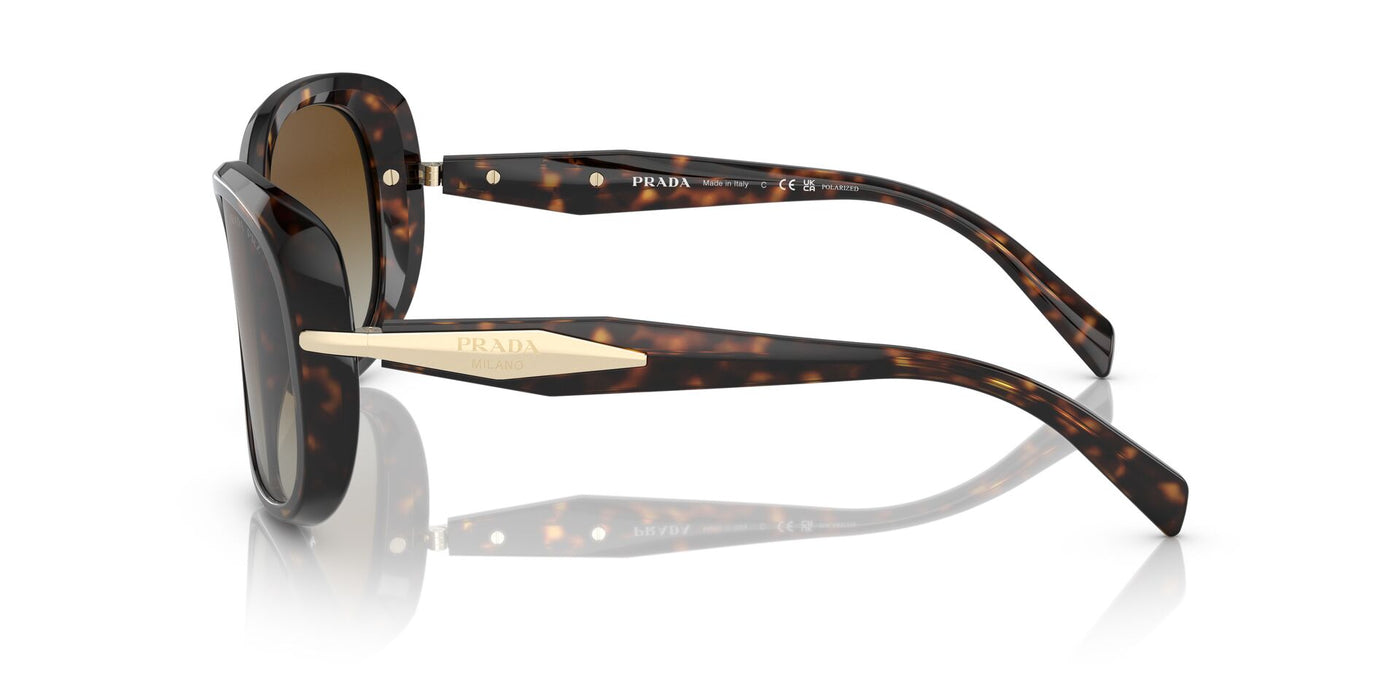 Prada SPR04Z Tortoise/Polarised Brown Gradient #colour_tortoise-polarised-brown-gradient