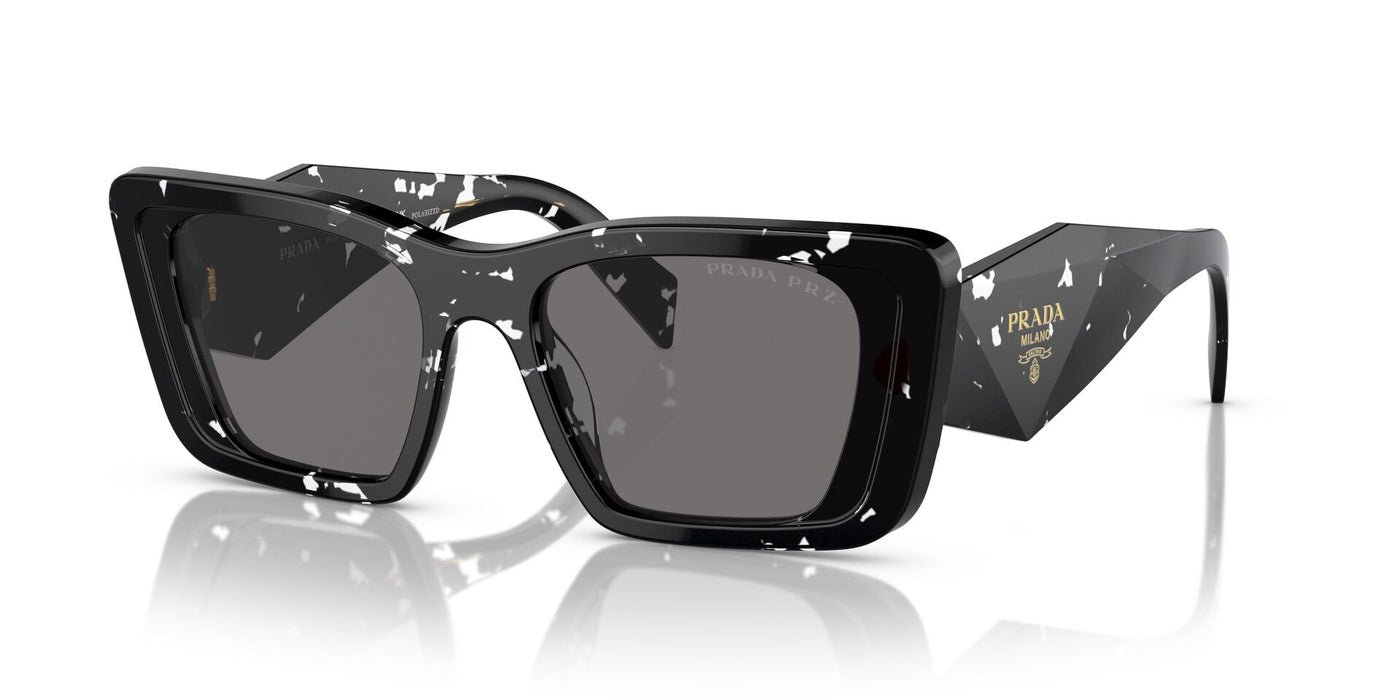 Prada SPR08Y Black Crystal Tortoise/Dark Grey Polarised #colour_black-crystal-tortoise-dark-grey-polarised