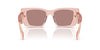 Prada SPR08Y Transparent Peach/Light Brown #colour_transparent-peach-light-brown