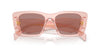 Prada SPR08Y Transparent Peach/Light Brown #colour_transparent-peach-light-brown
