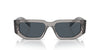 Prada SPR09Z Transparent Asphalt/Dark Grey #colour_transparent-asphalt-dark-grey