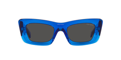 Prada SPR13Z Crystal Electric Blue/Dark Grey #colour_crystal-electric-blue-dark-grey