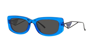 Prada SPR14Y Crystal Electric Blue/Dark Grey #colour_crystal-electric-blue-dark-grey