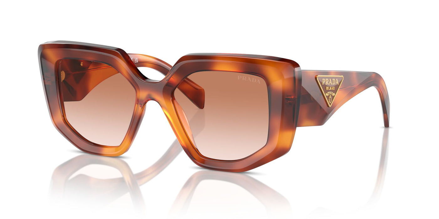 Prada SPR14Z Cognac Tortoise/Brown Gradient #colour_cognac-tortoise-brown-gradient