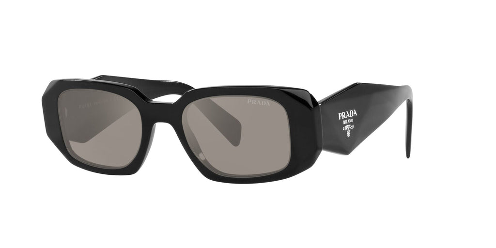 Prada SPR17W Black/Grey Internal Silver Mirror #colour_black-grey-internal-silver-mirror