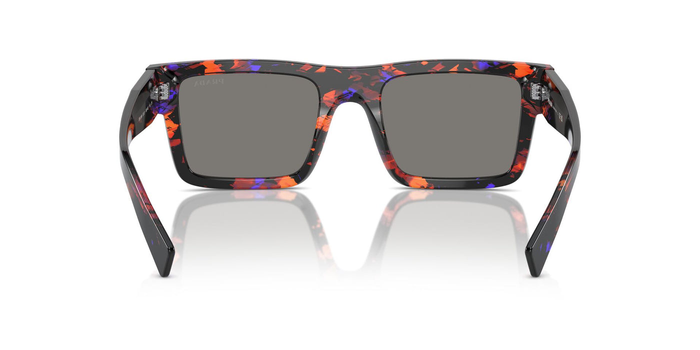 Prada SPR19W Abstract Orange/Dark Grey Blue Red Mirror #colour_abstract-orange-dark-grey-blue-red-mirror