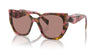 Prada SPR19Z Tortoise Cognac Begonia/Light Brown #colour_tortoise-cognac-begonia-light-brown