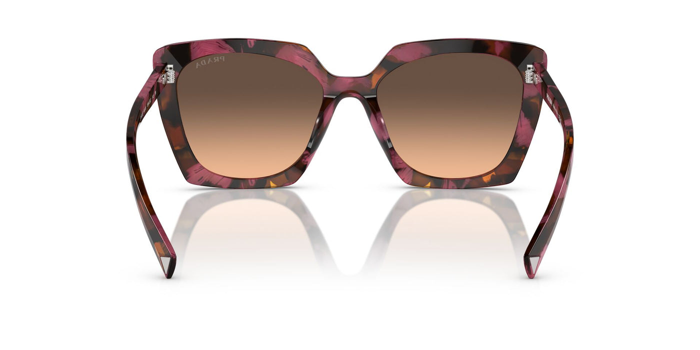 Prada SPR23Z Begonia Cognac Tortoise/Brown Grey Gradient #colour_begonia-cognac-tortoise-brown-grey-gradient