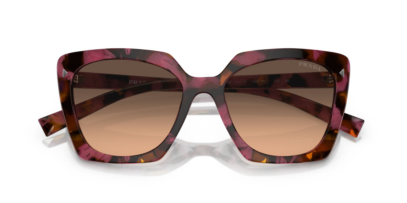 Prada SPR23Z Begonia Cognac Tortoise/Brown Grey Gradient #colour_begonia-cognac-tortoise-brown-grey-gradient