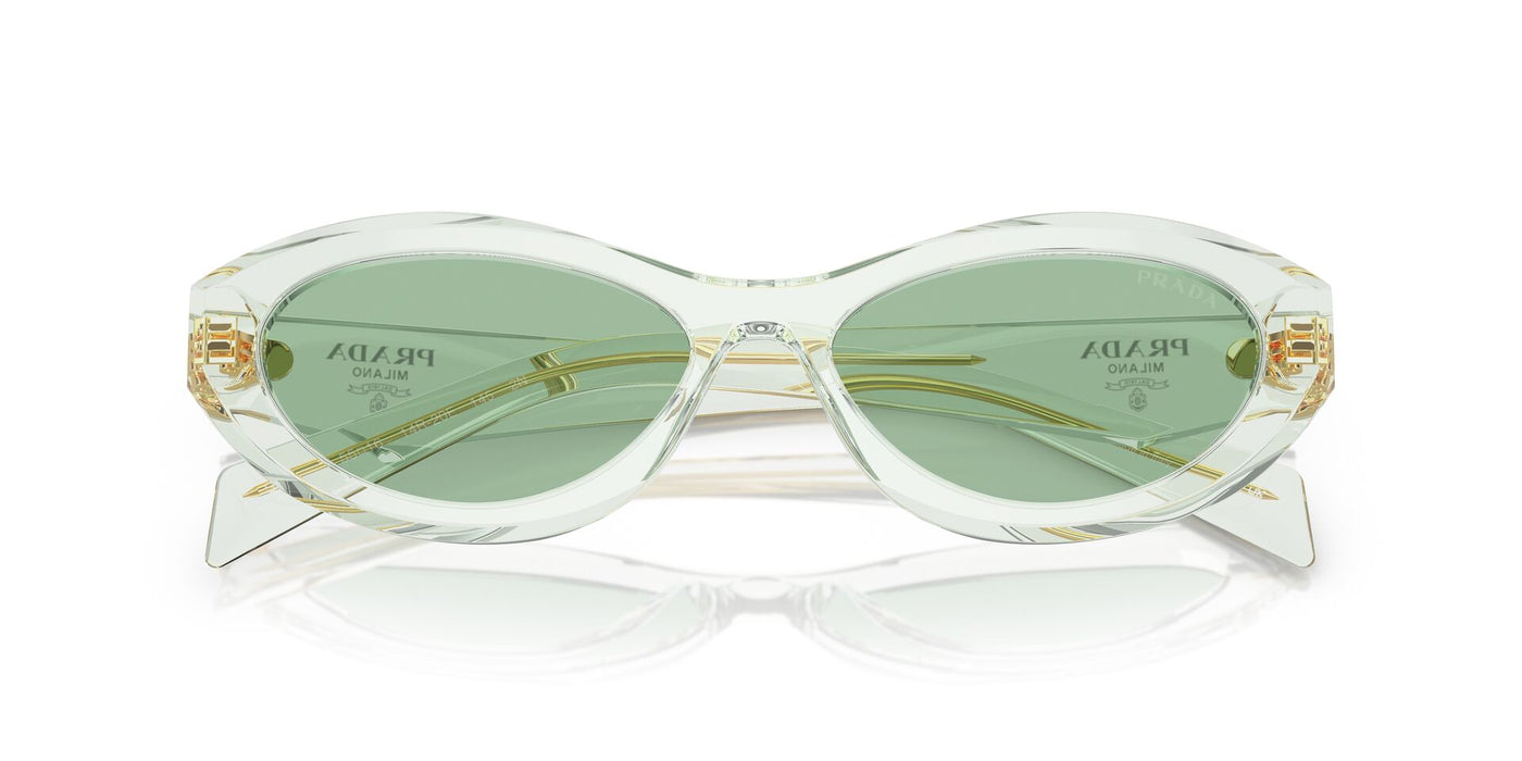 Prada SPR26Z Transparent Mint/Green #colour_transparent-mint-green