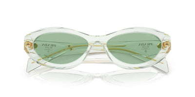 Prada SPR26Z Transparent Mint/Green #colour_transparent-mint-green