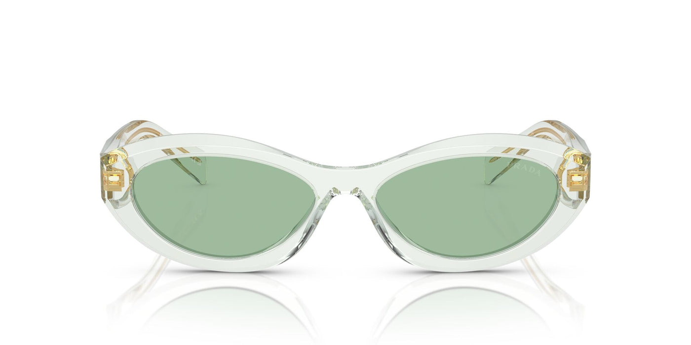 Prada SPR26Z Transparent Mint/Green #colour_transparent-mint-green