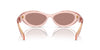 Prada SPR26Z Transparent Peach/Light Brown #colour_transparent-peach-light-brown